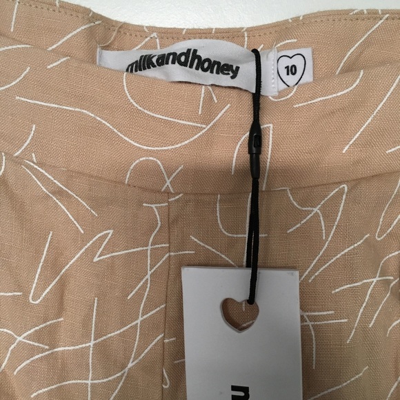 Milk & Honey Shorts Linen Size 10 BRAND NEW Myer - Picture 2 of 4